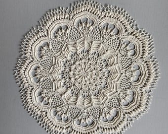 Crochet Doily,  Custom Color Available  Handmade in USA