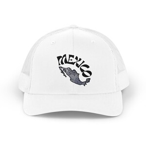 Vibes vintage : Authentique casquette de camionneur mexicaine, carte du Mexique, plusieurs couleurs