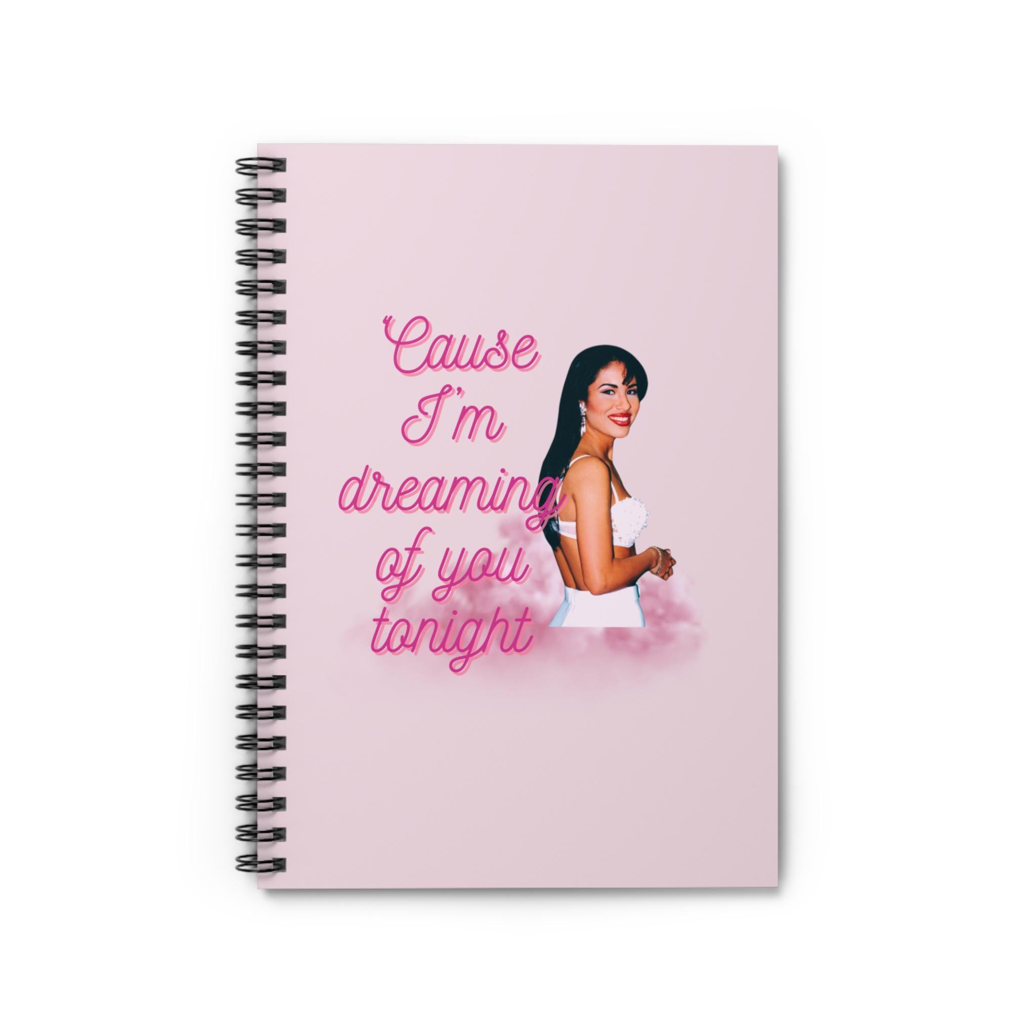 Selena Quintanilla Spiral Notebook: Dreaming of You Lyrics