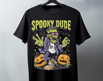 Spooky Dude Toddler PNG, Halloween Cool Zombie Boy png, Spooky Season Pumpkin png, Funny Trick or Treat Creepy Cute Kids Halloween Vibes