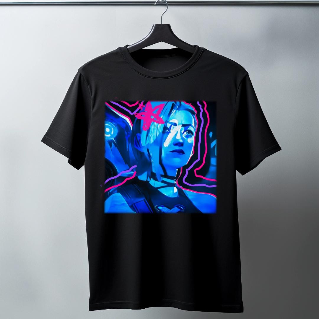 Jinx Arcane PNG: League of Legends Fan Merchandise (Digital File)