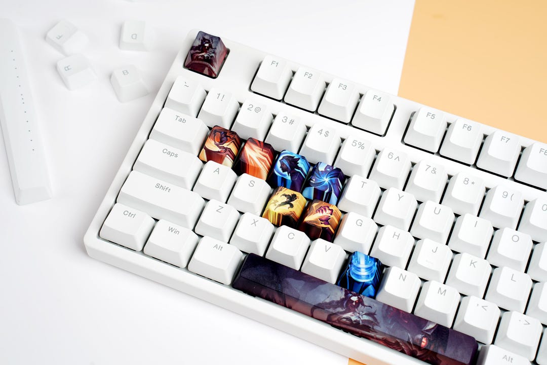 Keycaps Gamer PBT Keycaps, League of Legends Keycaps,custom Champion Keycaps ...