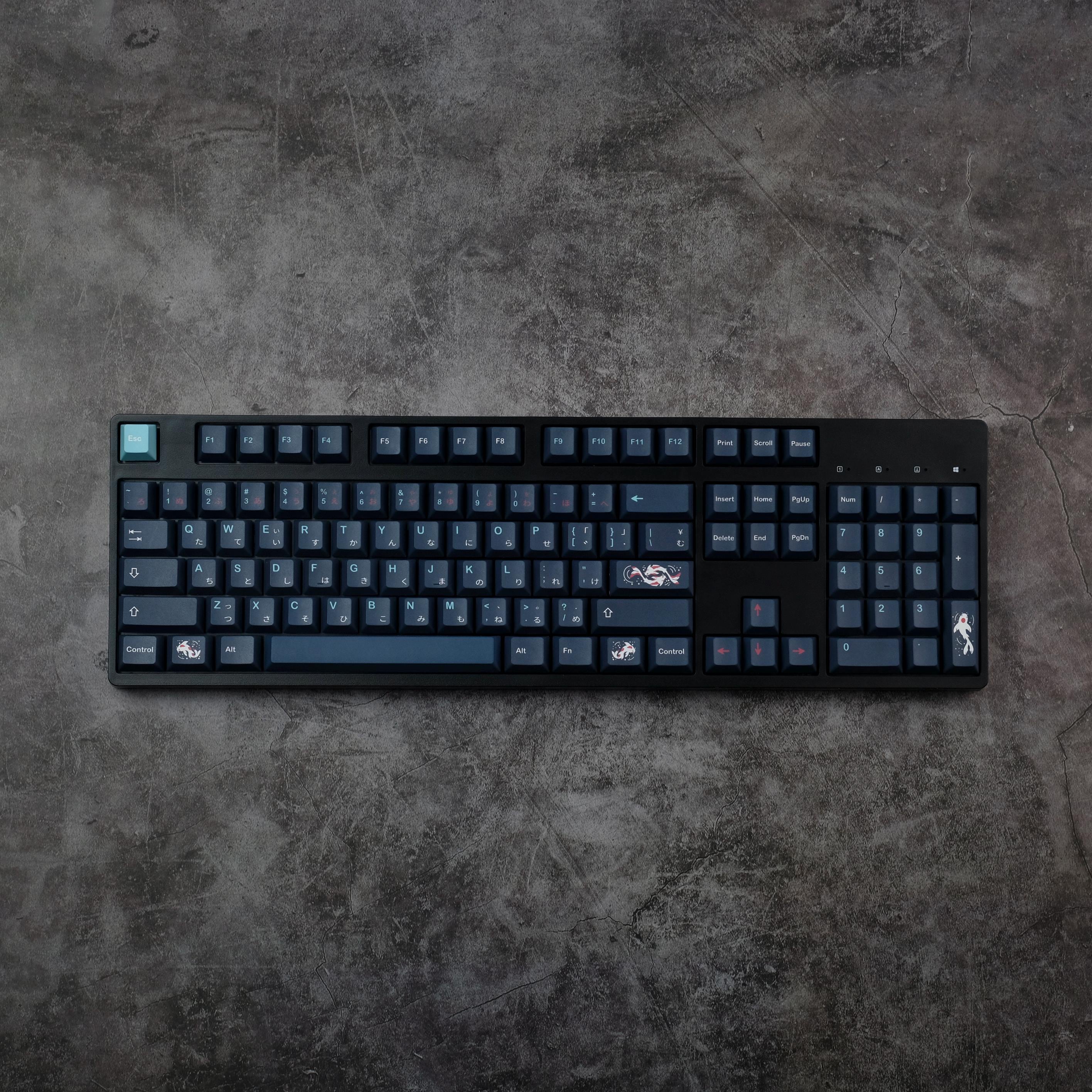 Zen Razer Keyboard Zen and Koi Keycap Set,108 Cherry Keycaps,pbt Keycaps,cherry MX Keycaps ...