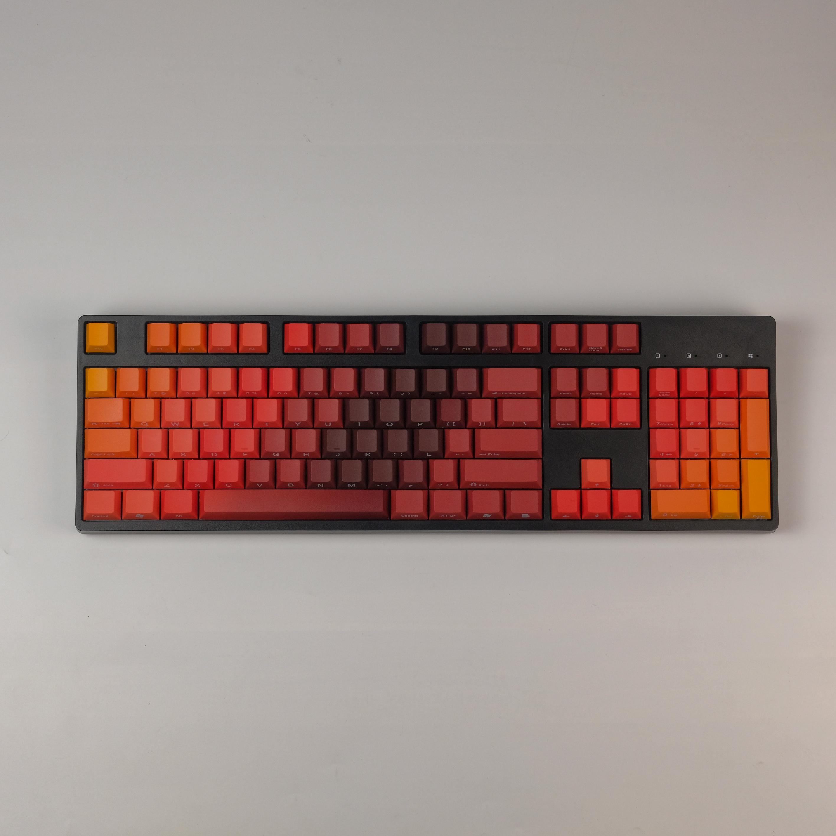 Zen Razer Keyboard Red Zen Keycap Set,108 Cherry Keycaps,pbt Keycaps,cherry MX Keycaps ...
