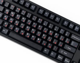 Siberia North Keycaps,108 Cherry Keycaps,PBT Keycaps,Cherry MX Keycaps,Mechanical Keyboard Keycaps, Blue & Gray Keycaps