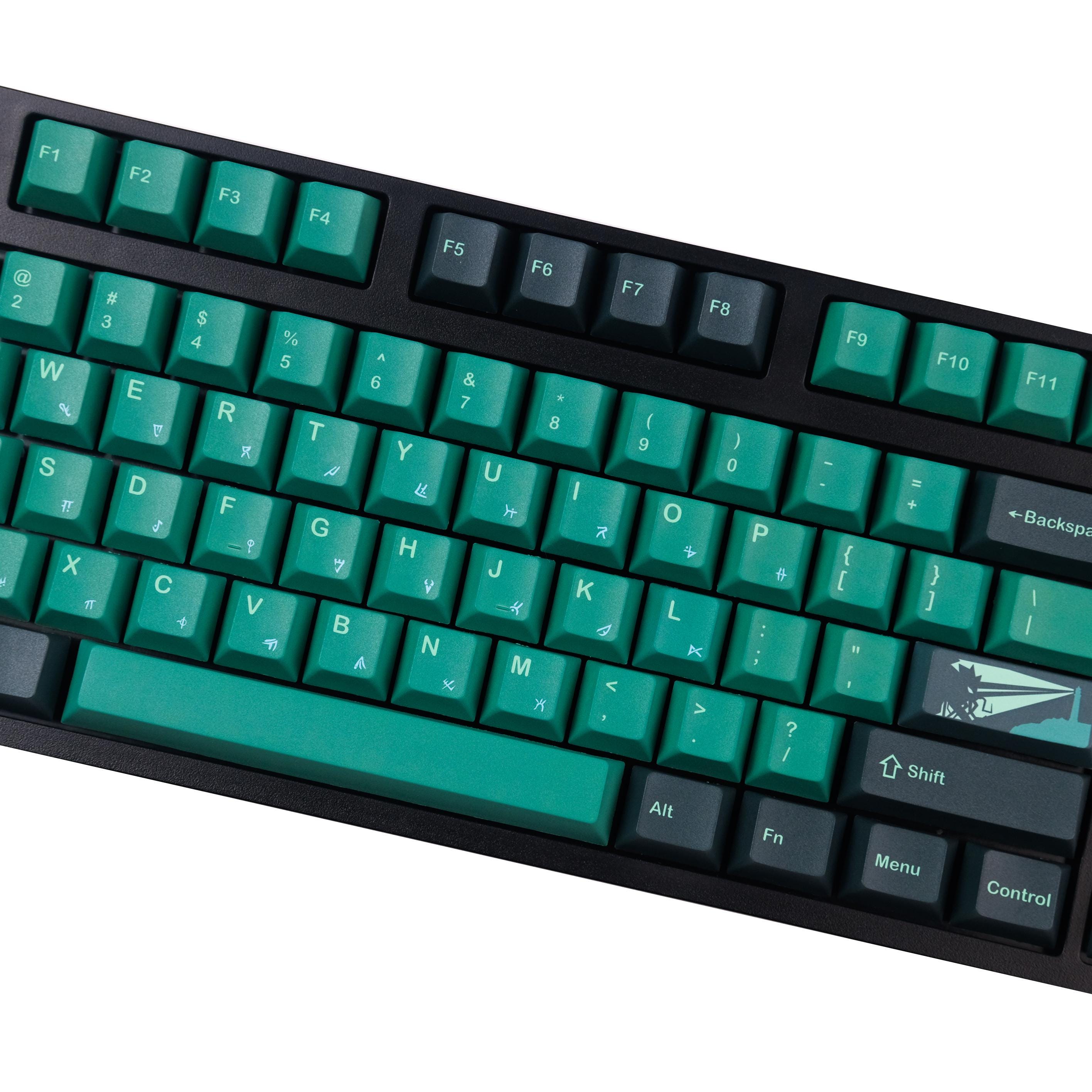Gmk-abyss&fear Keycap Set,108 Cherry Keycaps,pbt Keycaps,cherry MX ...