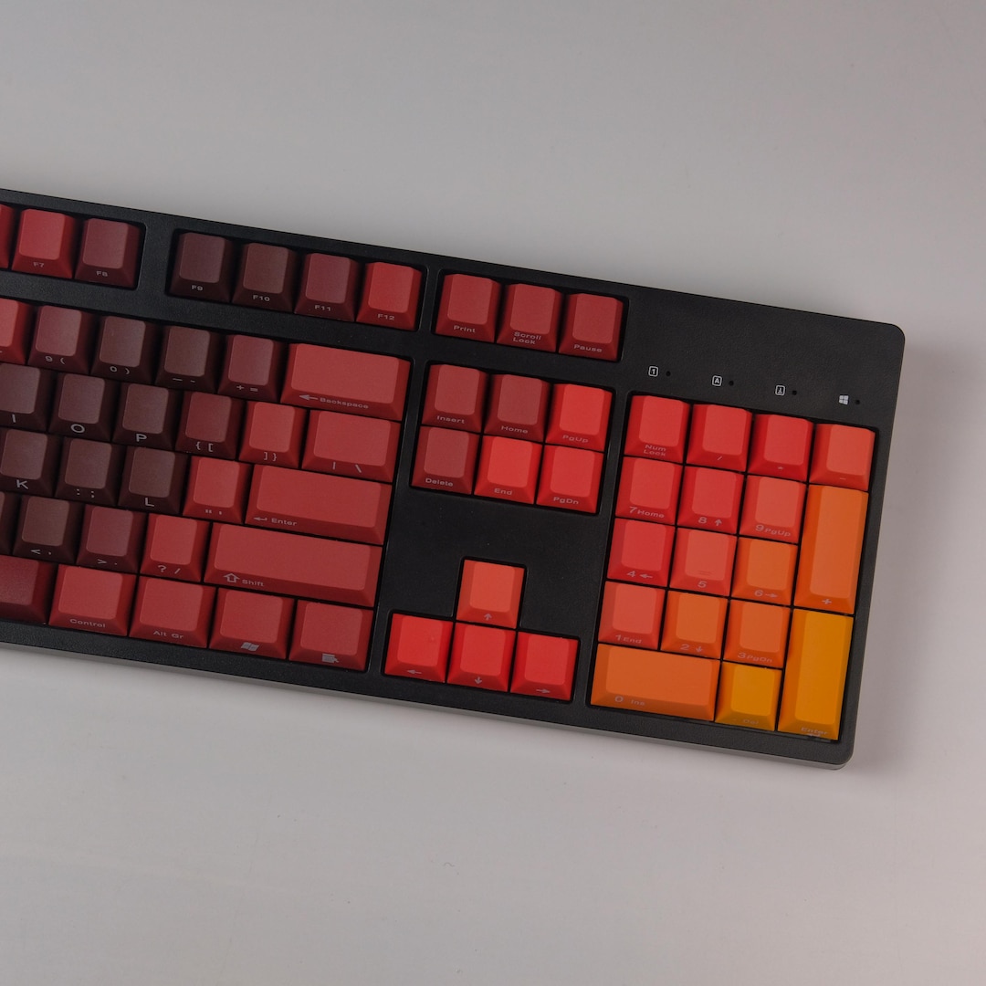 Zen Razer Keyboard Red Zen Keycap Set,108 Cherry Keycaps,pbt Keycaps,cherry MX Keycaps ...