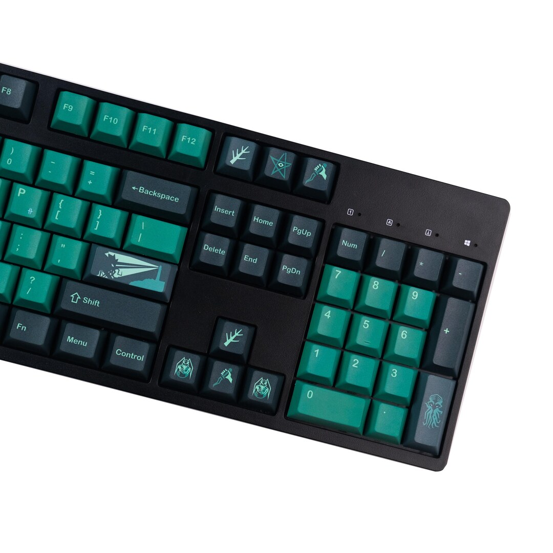 Gmk-abyss&fear Keycap Set,108 Cherry Keycaps,pbt Keycaps,cherry MX ...