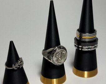 Ring Holder, Minimalist, Jewelry Cone, Ring Cone, Ring Display, Ring Keeper, Ring Tree, Engagement Gift, Modern Cone , Jewelry Organizer