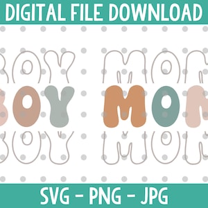 Mamma ragazzo in formato SVG PNG, Festa della mamma in formato SVG, Regalo per la mamma in formato SVG, Mamma ragazzo in formato SVG, Mamma ragazzo in formato SVG, Maglietta della mamma in formato SVG, Maglietta della mamma in formato SVG, Mamma di ragazzi in formato SVG, File di taglio PNG