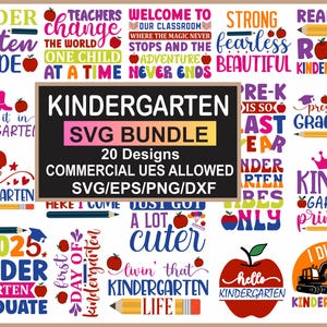 Kindergarten Graduation SVG, Kindergarten graduate SVG, Kindergarten Class 2025 Kindergarten svg, kindergarten grad svg dxf, png, eps,