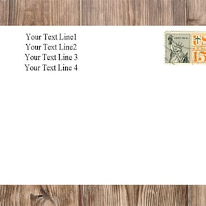 Design Your Own Address Stamp, Personalized Rubber Self-Inking Return Address Stamp