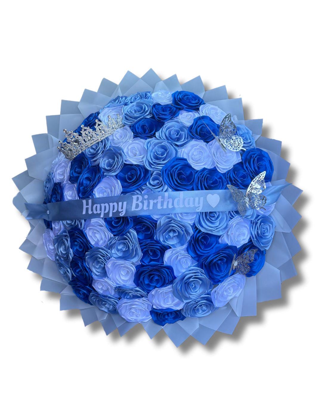 Ribbon Bouquet, Ribbon Rose Bouquet’s, Rose Bouquet, Ramo, Birthday Bouquet, Happy Birthday Bouquet, Rosas De Liston, Rosas Eternas
