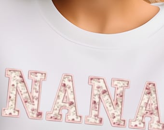 Nana Applique Embroidery Design – DIY Gifts (Digital File)