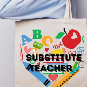 Substitute Teacher PNG SVG graphic file.  Customize Birthday Thank You gifts for Educators.  Personalize retirement gifts for Substitute Teacher.  Create your own unlimited gifts.
ETSY will send you a link to your ZIP file containing your files.