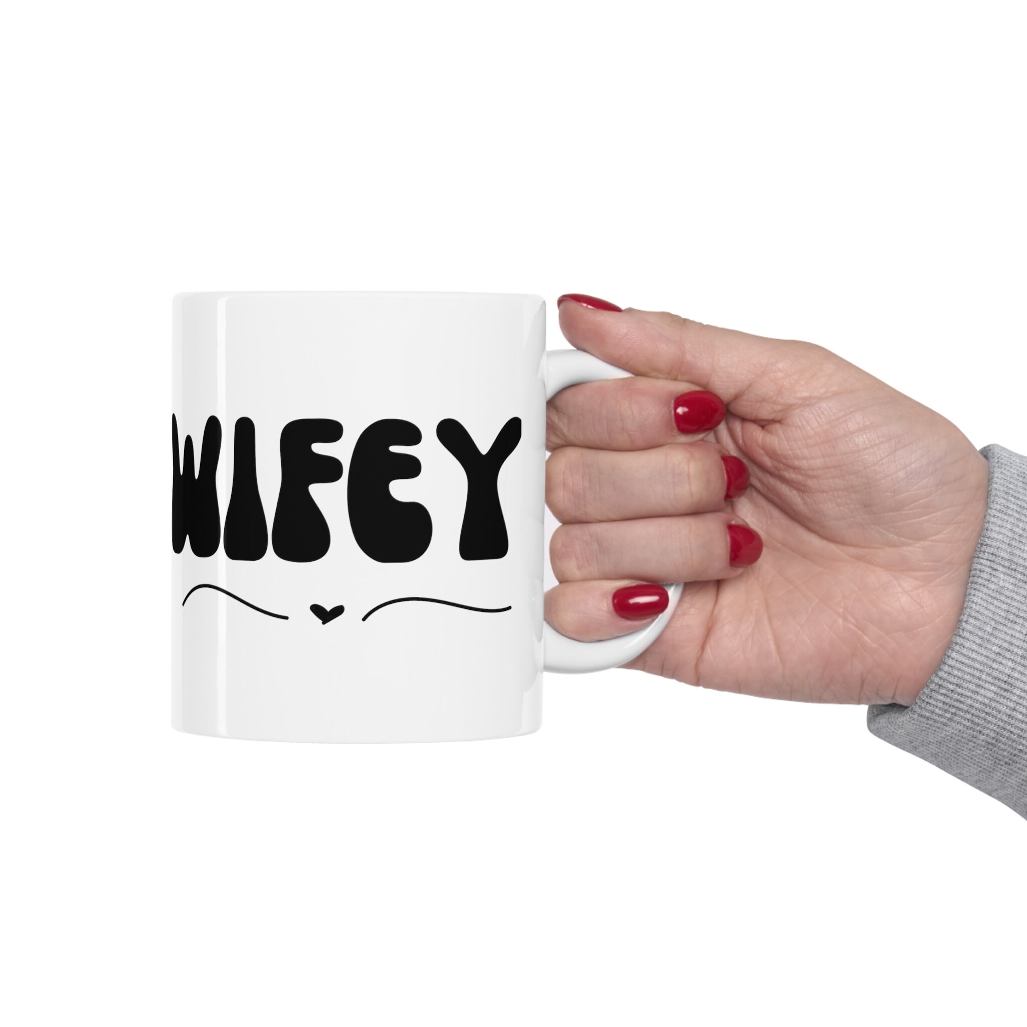 Wifey Mug Ceramic Coffee Mug Gift For Wife