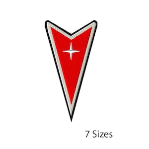 Pontiac Emblem Machine Embroidery Design: 7 Sizes, 9 Formats (Instant Download Files)