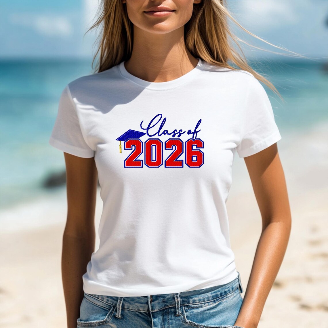Class of 2026 Graduation Machine Embroidery Design: Instant Download (5 ...