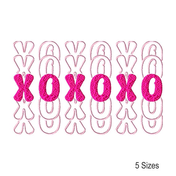 Valentine's Machine Embroidery Design: Word Art Instant Download