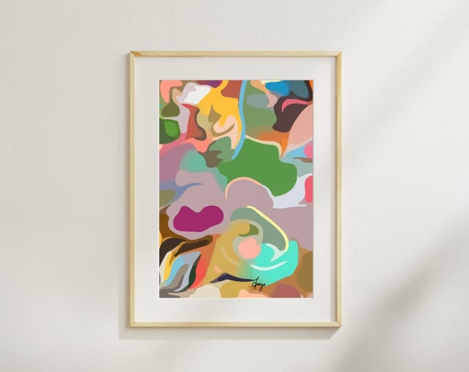 Featured listing image: Australis 1.4 - Limited Edition Abstract Fine Art Print
