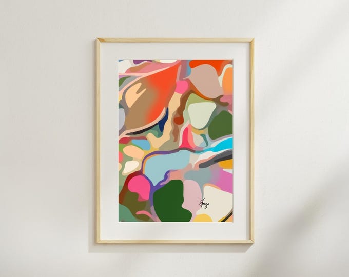 Featured listing image: Australis 1.2 - Limited Edition Abstract Fine Art Print