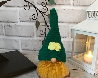Small St. Patrick's Gnome  -  Green