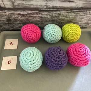 Crochet Bell Balls-Cat Toy Set of 3