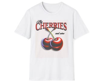 My Cherries and Wine T-Shirt | Retro Cherry Graphic Tee
