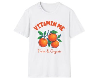 Vitamin Me oranges T-Shirt | Fresh & Organic fruit graphic tee