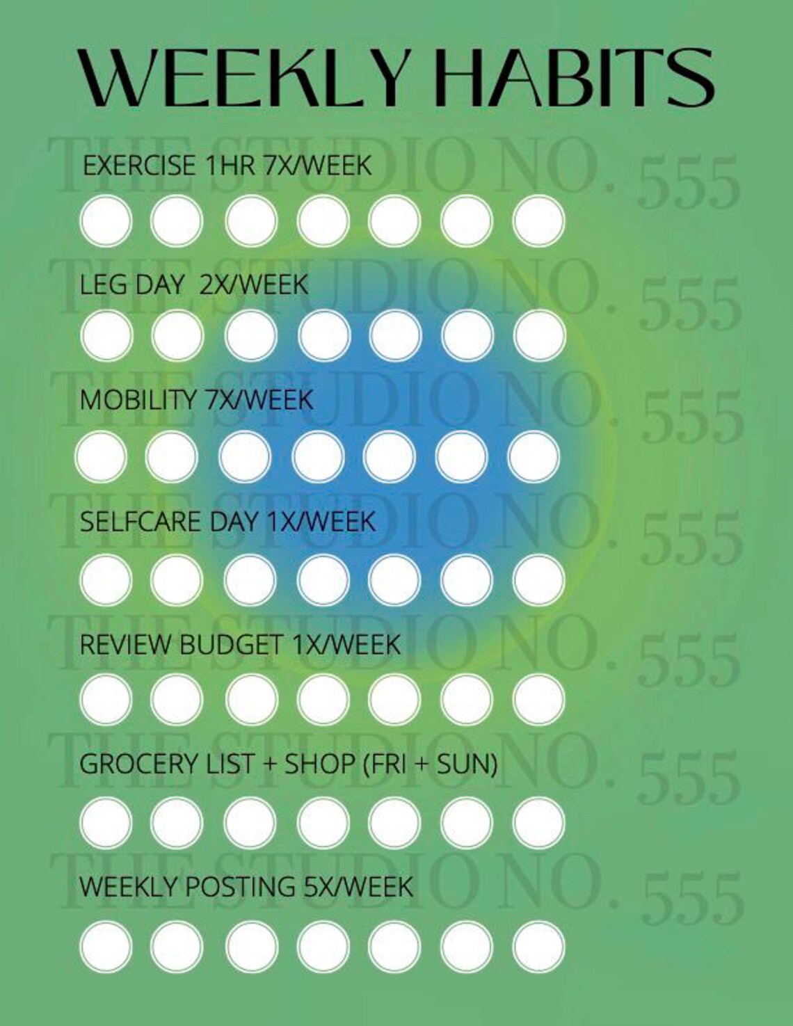 Daily Routine and Habit Tracker | Printable and Digital Planner for ...