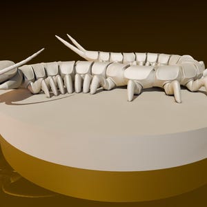 Giant Centipede | DND Miniatures | DND Model | DungeonGuildMerchant | No Assembly Required | 1 Piece | TTrpg Mini