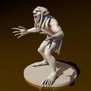 Troll | DND Miniatures | DND Model | DungeonGuildMerchant | No Assembly Required | 1 Piece | TTrpg Mini