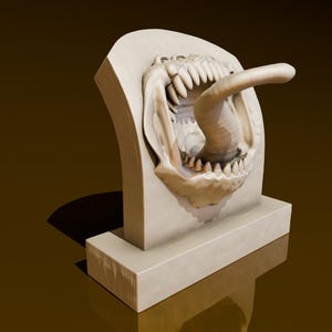Tombstone Mimic | DND Miniatures | DND Model | DungeonGuildMerchant | 32mmScale | No Assembly Required | 1 Piece | TTrpg Mini