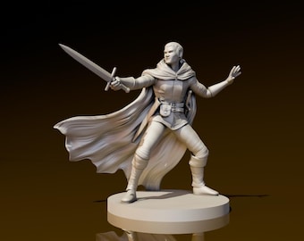 Humane Male Rogue 6 | DND Miniatures | DND Model | DungeonGuildMerchant | No Assembly Required | 1 Piece | TTrpg Mini