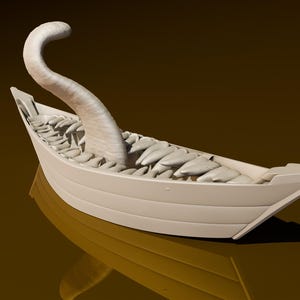 Canoe Mimic | DND Miniatures | DND Model | DungeonGuildMerchant | No Assembly Required | 1 Piece | TTrpg Mini