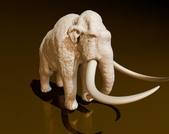 Mammoth | DND Miniatures | DND Model | DungeonGuildMerchant | No Assembly Required | 1 Piece | TTrpg Mini