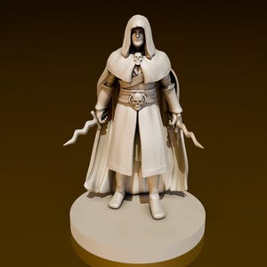Cultista Fanatico Maschio / Miniature DND / Modello DND / DungeonGuildMerchant / Nessun assemblaggio richiesto / 1 pezzo / Miniatura TTrpg