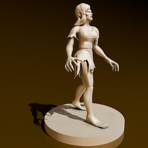 Vampire Spawn Female | DND Miniatures | DND Model | DungeonGuildMerchant | No Assembly Required | 1 Piece | TTrpg Mini