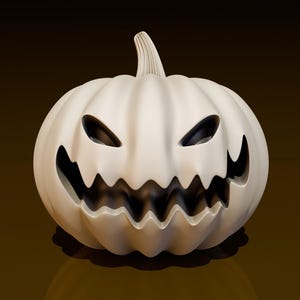 Jack-O-Lantern Mimic in Hiding | DND Miniatures | DND Model | DungeonGuildMerchant | 32mmScale | No Assembly Required | 1 Piece | TTrpg Mini