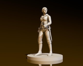 Human Female Forgery Rogue | DND Miniatures | DND Model | DungeonGuildMerchant | No Assembly Required | 1 Piece | TTrpg Mini