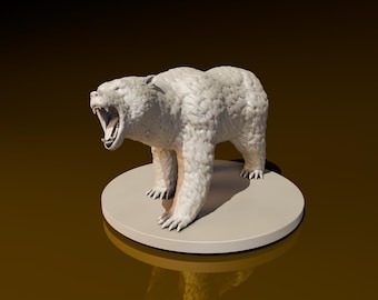 Brown Bear | DND Miniatures | DND Model | DungeonGuildMerchant | No Assembly Required | 1 Piece | TTrpg Mini