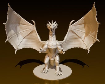 Dragón Rojo Antiguo / Miniaturas DND / Modelo DND / DungeonGuildMerchant / No requiere ensamblaje / 1 pieza / Miniatura de rol de rol