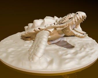 Drachen Schildkröte Durchbruch | DND Miniaturen | DND Modell | DungeonGildenKaufmann | Keine Montage Erforderlich | 1 Stück | TTrpg Mini