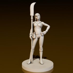 Human Female Hexblade Warlock | DND Miniatures | DND Model | DungeonGuildMerchant | No Assembly Required | 1 Piece | TTrpg Mini