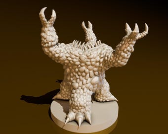 Xorn | DND Miniatures | DND Model | DungeonGuildMerchant | No Assembly Required | 1 Piece | TTrpg Mini