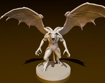 Jersey Teufel 2 | DND Miniaturen | DND Modell | DungeonGildenKaufmann | Keine Montage Erforderlich | 1 Stück | TTrpg Mini