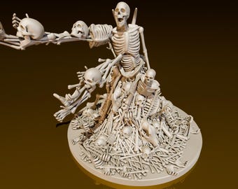 Bone Swarm | DND Miniatures | DND Model | DungeonGuildMerchant | No Assembly Required | 1 Piece | TTrpg Mini