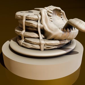 Pfannkuchen Mimik | DND Miniaturen | DND Modell | DungeonGildenKaufmann | 32mmMaßstab | Keine Montage Erforderlich | 1 Stück | TTrpg Mini