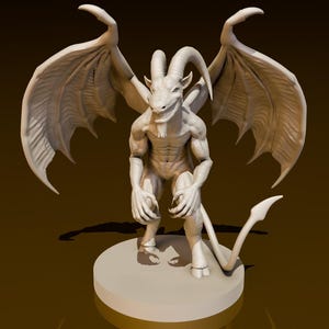 Jersey Devil | DND Miniatures | DND Model | DungeonGuildMerchant | No Assembly Required | 1 Piece | TTrpg Mini