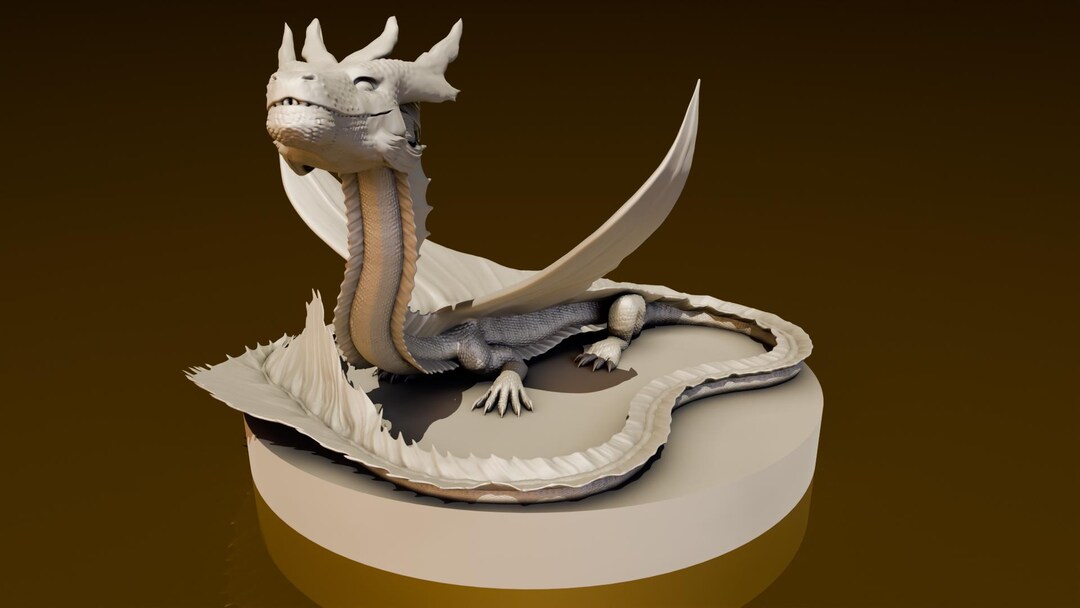 Gold Dragon Wyrmling | DND Miniatures | DND Model ...